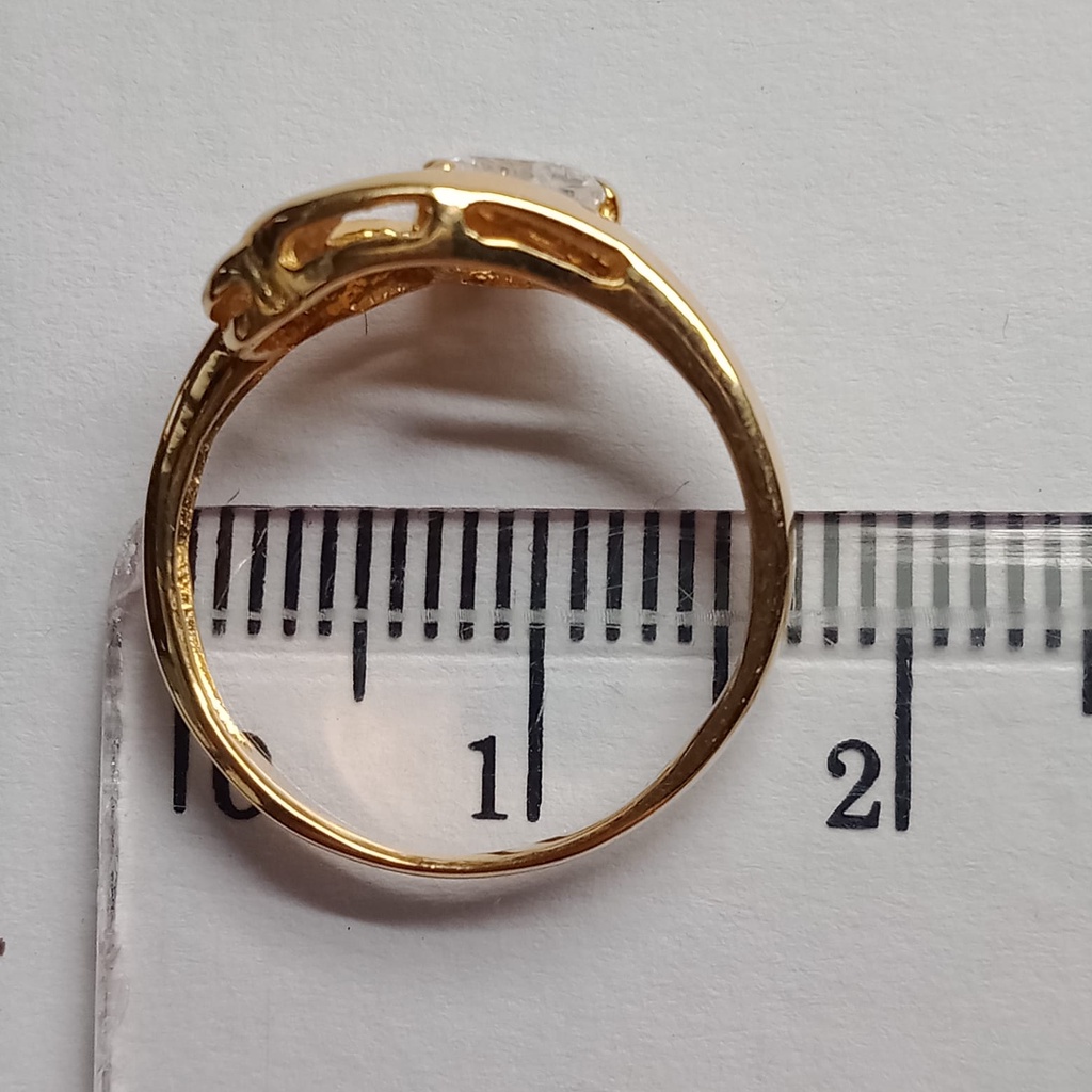 Cincin emas 17K - 1.75 gr kadar 750 - 3931