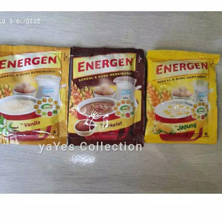 

((W-3-2 ㊚> BISA COD Sachet Energen Sereal bersinergi minum makanan bergizi 1 pcs Jahe Vanilla cokelat Coklat Jagung