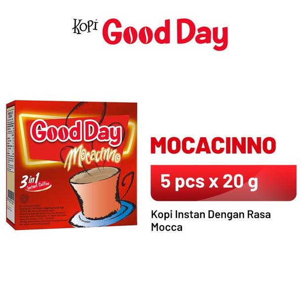 

[BISA COD] GOOD DAY Mocacinno 1 Dus (5 x 20 gr)