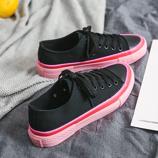 CYS COD SEPATU SNEAKERS WANITA KOREA CASUAL TALI FASHION IMPORT SEPATU CEWEK SPORT WOMEN SHOES / SPT-47