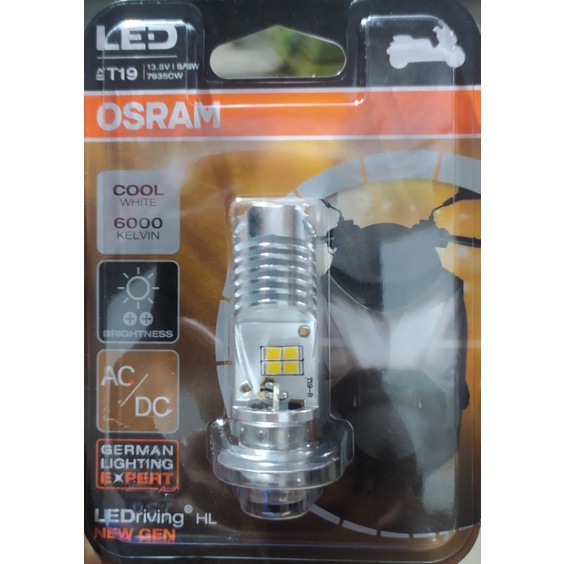 Dop lampu depan LED OSRAM untuk motor bebek