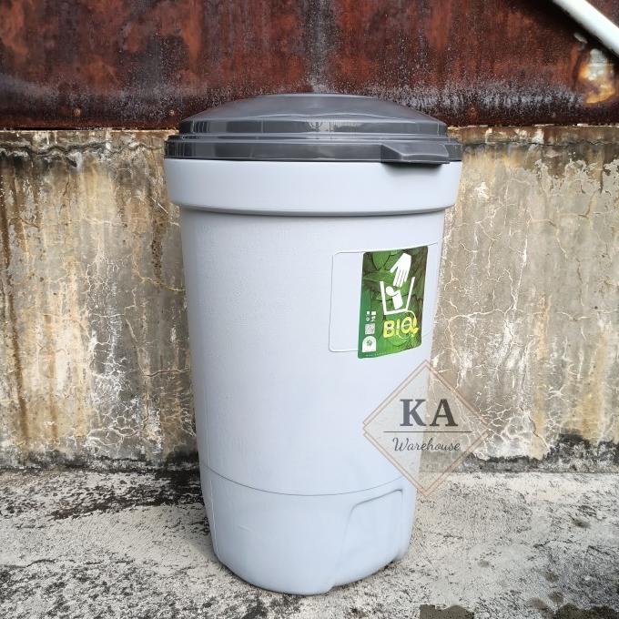 Tempat Sampah Besar 120 Liter Roda Green Leaf / Tong Sampah 120 Liter
