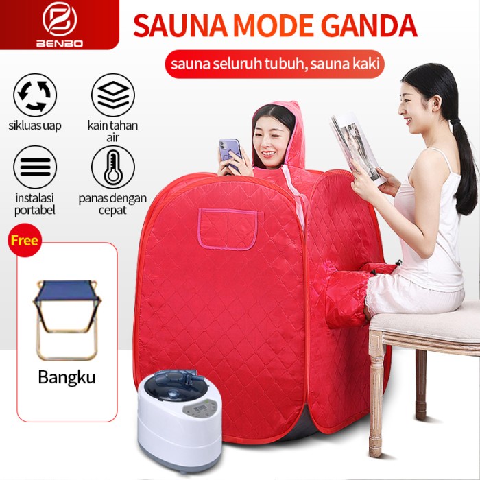 Dobel Sauna Portable Sauna Steam Alat Pelangsing Tubuh Alat Sauna Room