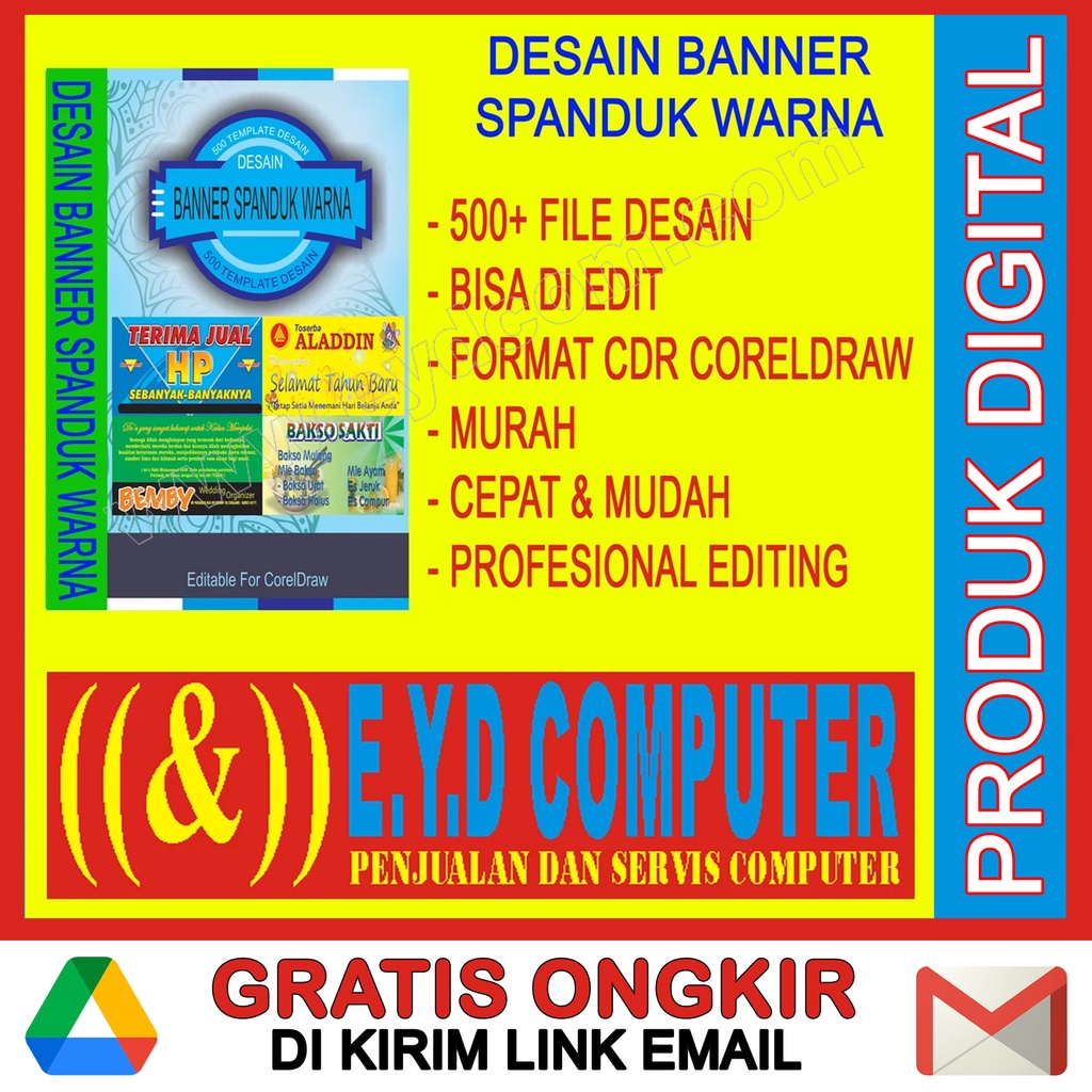 DESAIN BANNER SPANDUK WARNA KOLEKSI TEMPLATE DESIGN GRAFIS BANER USAHA PERCETAKAN BENER EDIT FILE FO