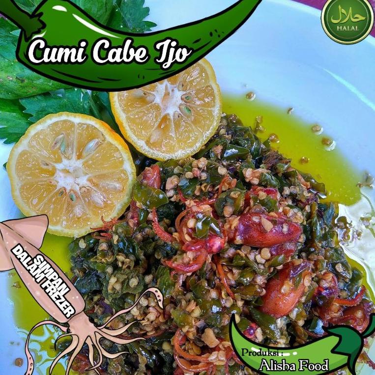 ♫ [Pedes Seger] Cumi Cabe/ Sambal Ijo (Kemasan Sachet Mini 50 Gr) ソ