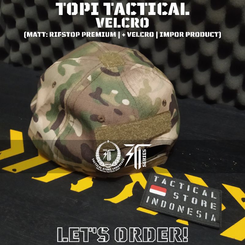 Topi Tactical Impor Loreng Multicam