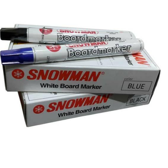 

↰ (1pcs) Spidol Whiteboard Snowman Marker BG12 Spidol Papan Tulis ㄳ