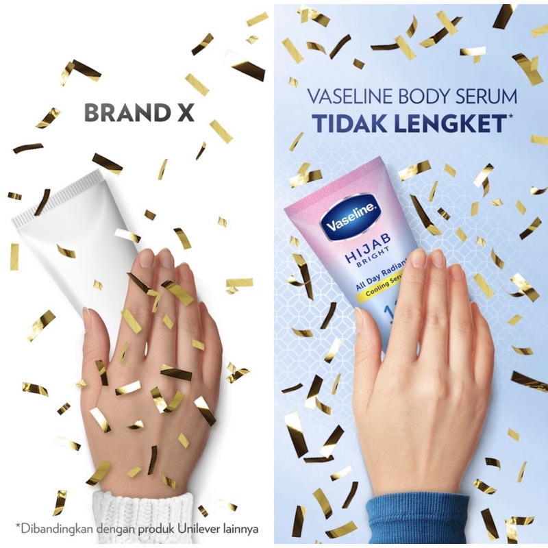 VASELINE HIJAB BRIGHT ALL DAY RADIANT COOLING SERUM 180ML -NJ