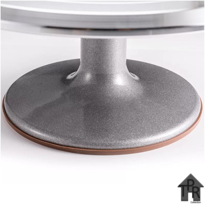 Piring Putar Untuk Hias Bolu Cake Turntable Alum Alloy 12&quot; - Premium