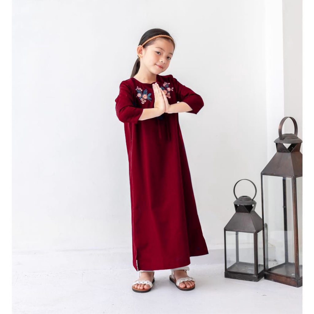 FenishaStore CHERIKA Maxi Dress anak Perempuan usia 1-6 Tahun