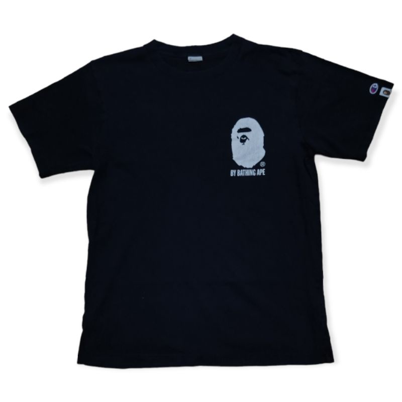 T-Shirt A Bathing Ape x Champion Original 100% ABAPE Kaos Oblong
