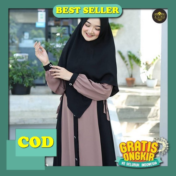 Marbela Dress Maxi Doty Fashion Muslim Puring Doty Import Premium Fashion Muslim Kondangan Terlaris 