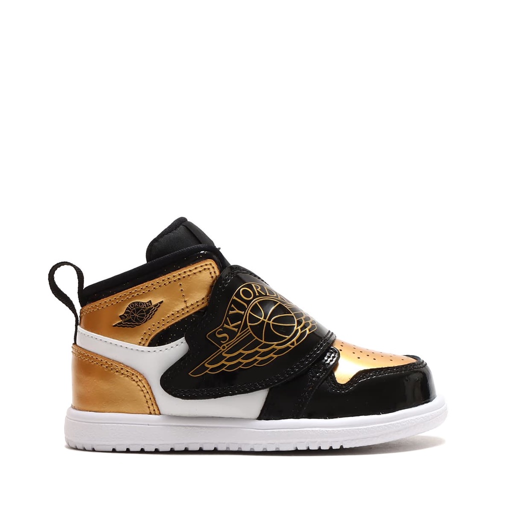 Kids Sky Jordan SE Gold Toe 100% Original