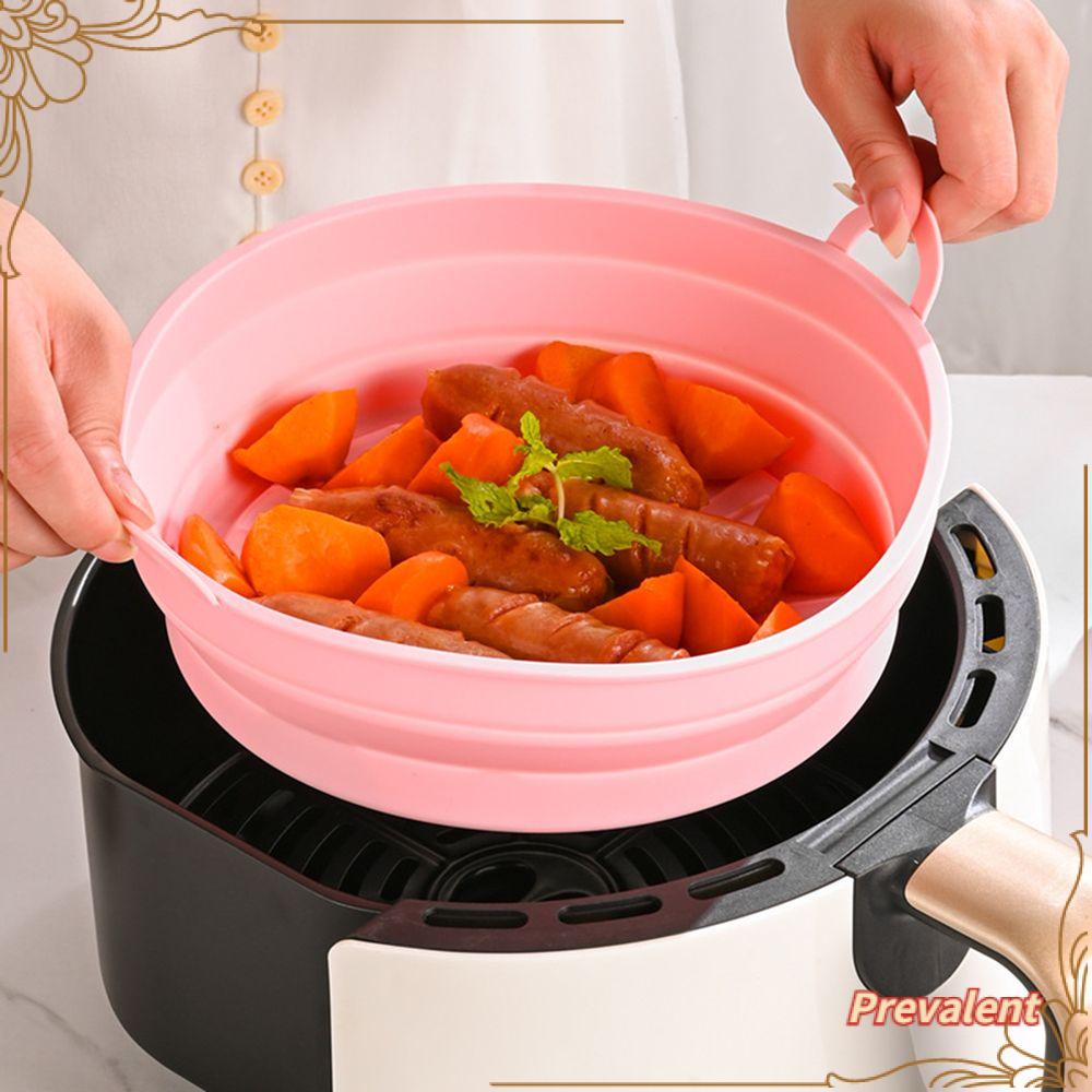 Preva Panci Silikon Lipat Lembut Masak Reusable AirFryer Aksesoris Baking Basket