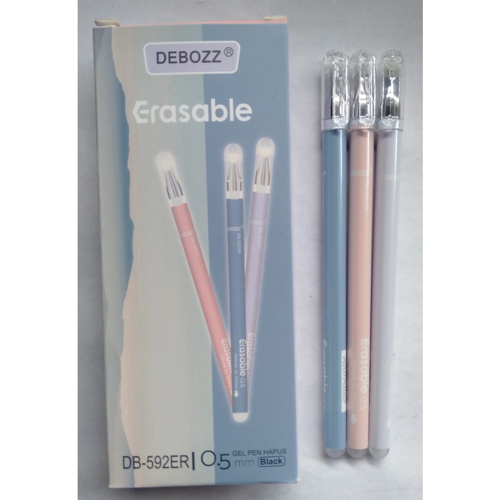 Debozz pen gel (Bisa Dihapus) DB-592ER /3 Pcs - Debozz Pen Gel Erasable / 3 pcs (DB-592ER)
