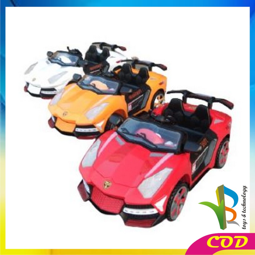 RB-M244 Mainan Mobil Aki Sport Super Car Mainan Mobil Mobilan Aki Anak Porsche Musik Lampu Ride On Remote Control