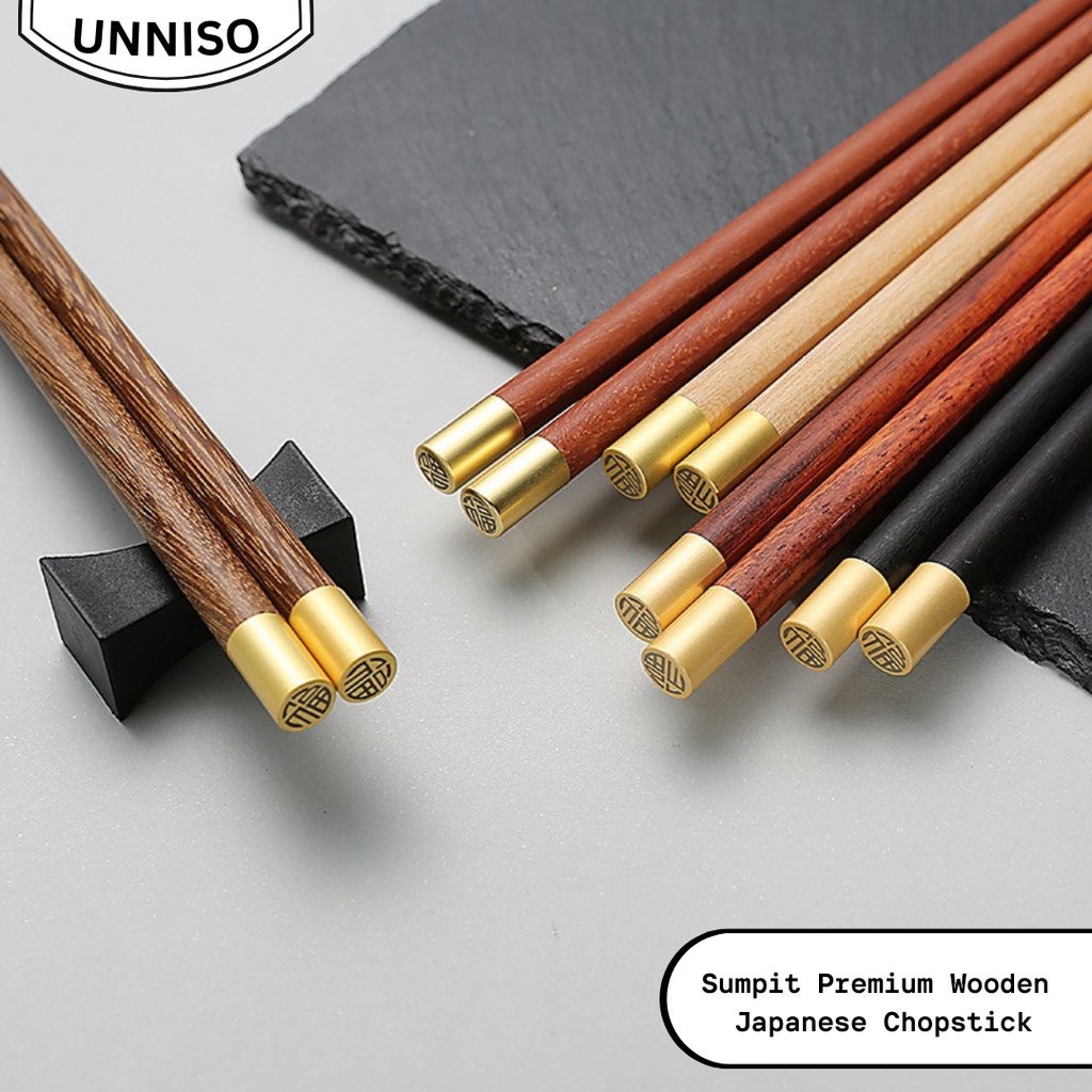 UNNISO - Sumpit Premium Wooden Japanese Chopstick