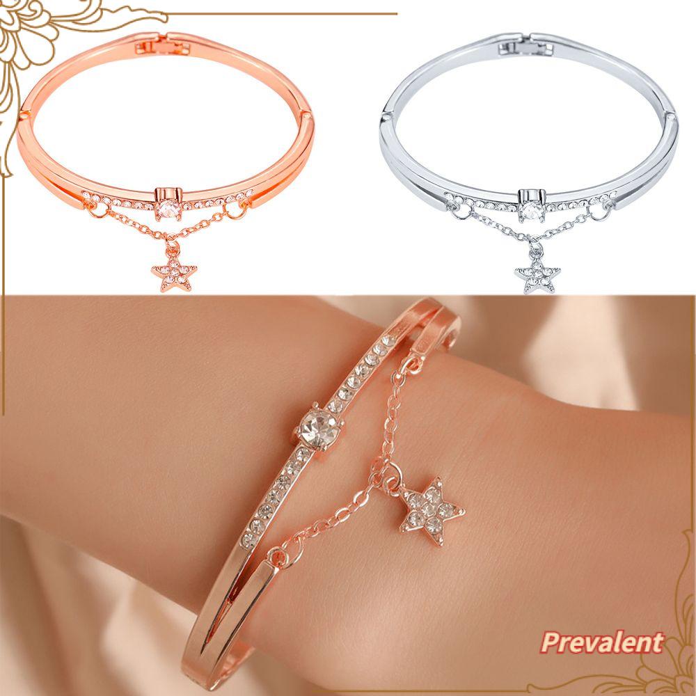 Preva Star Gelang Wanita Perhiasan Forever Love Cuff Bangles