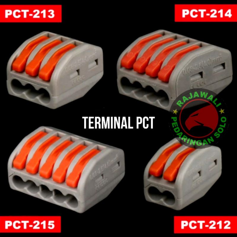 TERMINAL PCT KONEKTOR KABEL 2p 3p 4p 5p