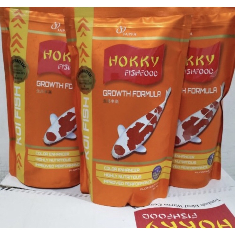 PELET IKAN KOI HOKKY GROWTH FORMULA 1KG HOKKY FISH FOOD FORMULA PERTUMBUHAN PAKAN IKAN KOI