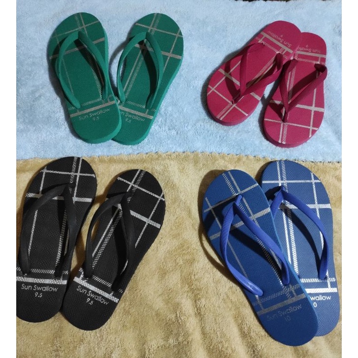 Sandal Sun swallow Garis Garis