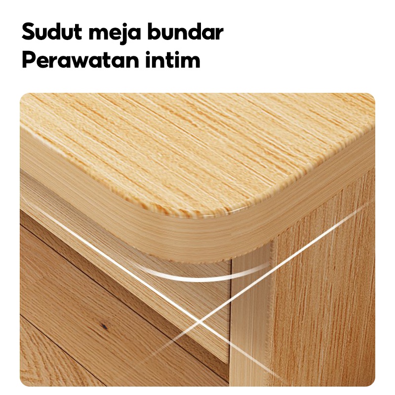 KUCA Meja Belajar Kerja Meja Kantor Meja Komputer Persegi Panjang Meja Kamar Tidur Sederhana Meja [ Garansi lima tahun ]-6