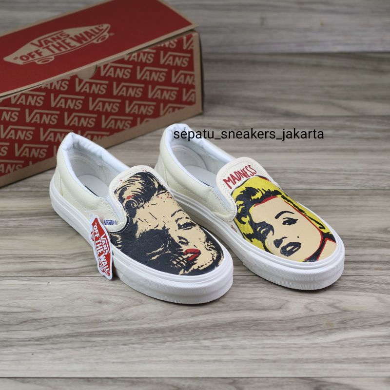 Sepatu Slip On Crazy World Checker Og Import Terlaris Termurah