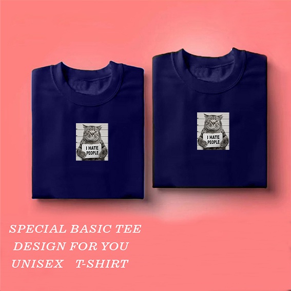 AS /  kaos distro motif  kucing / kaos pria wanita / kaos pria / baju wanita / kaos wanita / baju pria / atasan / polos / atasan wanita / tshirt