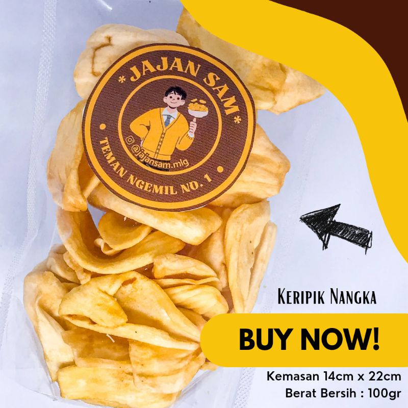 

KERIPIK NANGKA 100gr | CAMILAN MURAH & ENAK | JAJAN SAM