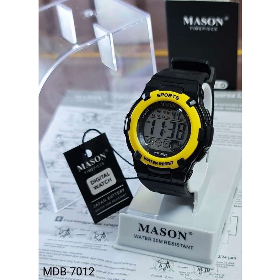 Jam Tangan Pria dan Wanita Mason 7012 Original