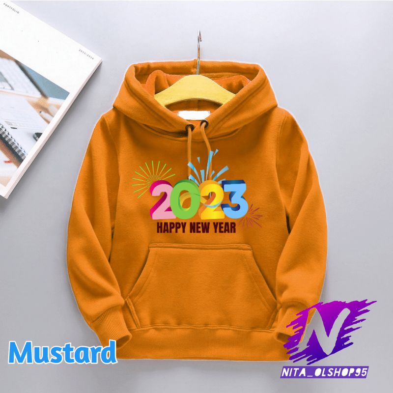 hoodie happy new year 2023 hoodie anak