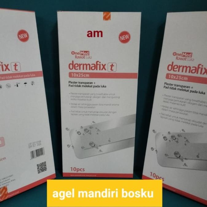 dermafix 10 x 25 one med/plester luka caesar,sesar plester anti air/