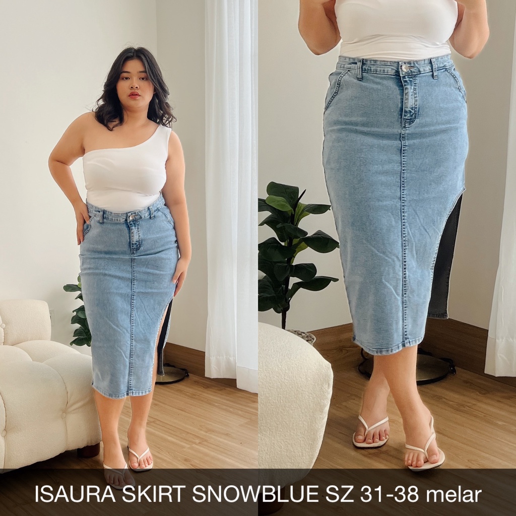 ROK JEANS WANITA ISAURA SKIRT SERIES -SYS CLOTHIER