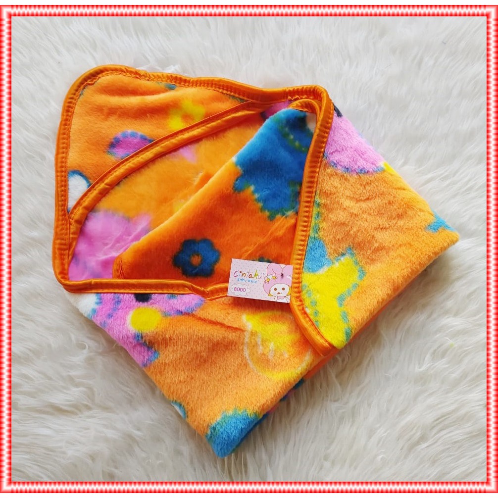Selimut Bayi Baru Lahir Seimut Bulu Baby New Born Perempuan Laki-Laki