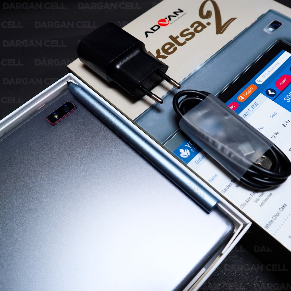 ADVAN TABLET SKETSA 4/64GB FULLSET SECOND GARANSI RESMI ADVAN