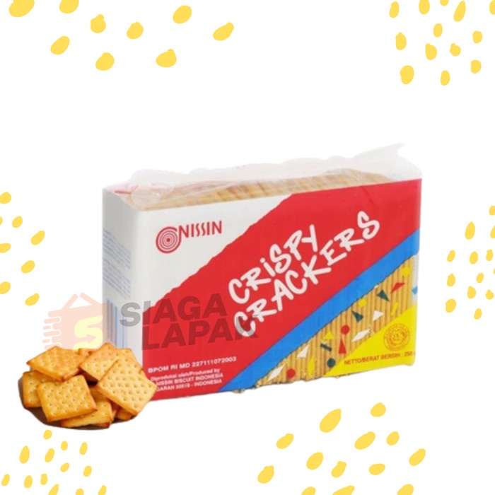 Biskuit Crispy Crackers Nissin 250gr