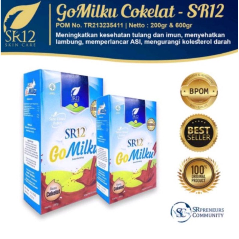 

SUSU GO MILKU SR12 RASA COKLAT 600gr