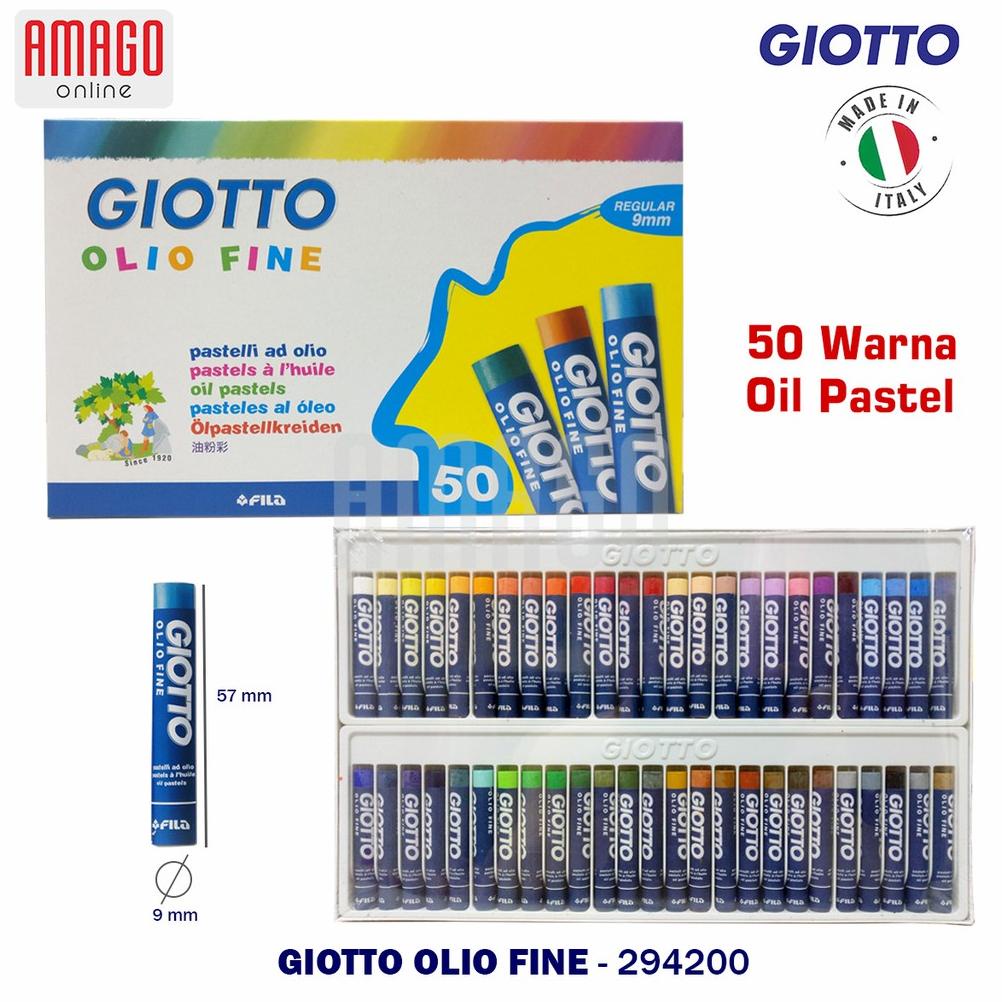 

GIOTTO OLIO FINE - OIL PASTEL 50 COLORS - 294200 TERLARISS...,,,,,