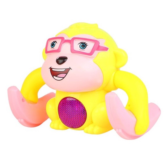 Mainan Happy Flip Little Monkey Baby Voice Control Monyet Tumbling Monyet jungkir balik 688-15 / mainan sensor suara