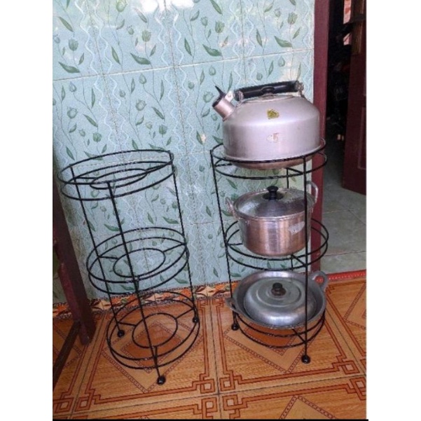 rak panci susun 3