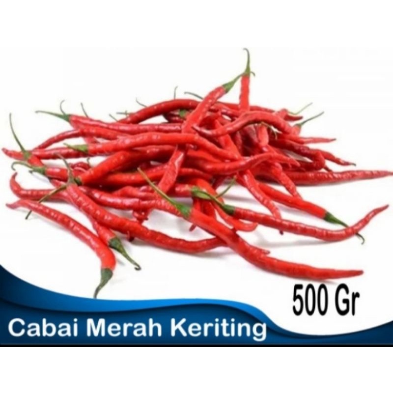 

Cabe Keriting Merah 500 gram