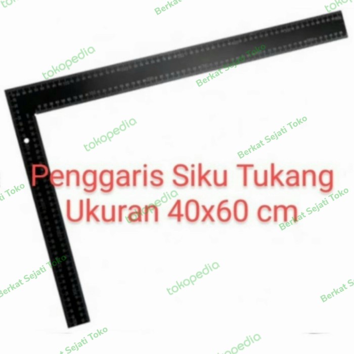 

Matr Penggaris Siku Jumbo 60 X 40 Cm Besar 60Cm X 40Cm L Sudut Tukang Kayu