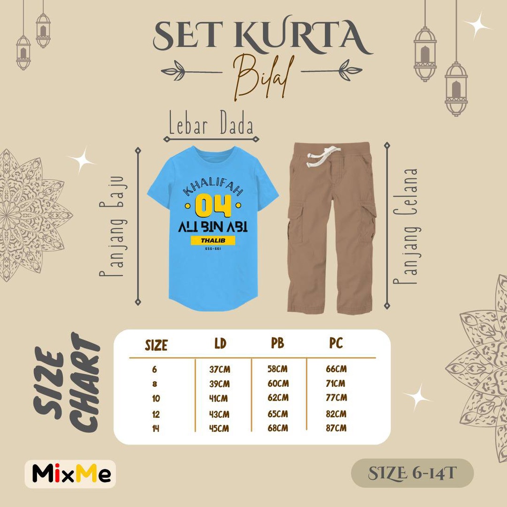 SET KURTA BILAL by MIXME