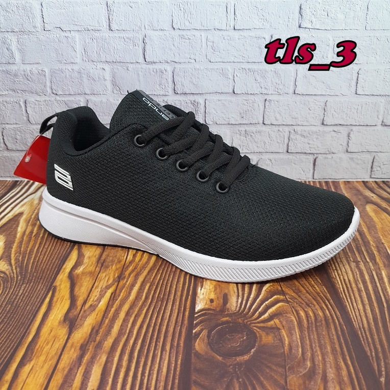 Sepatu Sekolah Ando Hitam Putih 33-40 Original Sd Smp Smk Laki Perempuan