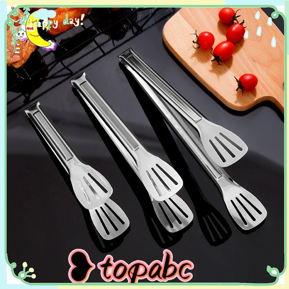 Top Food Clip Utensils Anti Panas Salad Saji Barbekyu Stainless Steel