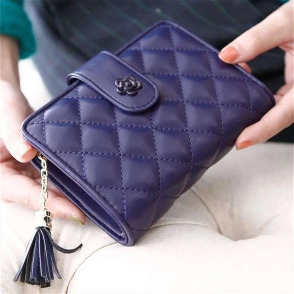 OTS 058 - Wallet / Dompet Wanita Lipat Mini fashion korea Tofu Flower