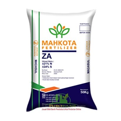 Pupuk ZA Mahkota Ammonium Sulfat Pupuk ZA Putih Mahkota Repack 1KG