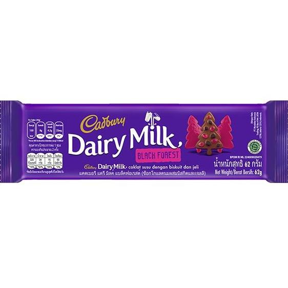 

Cadbury Dairy Milk Black Forest 62 Gr