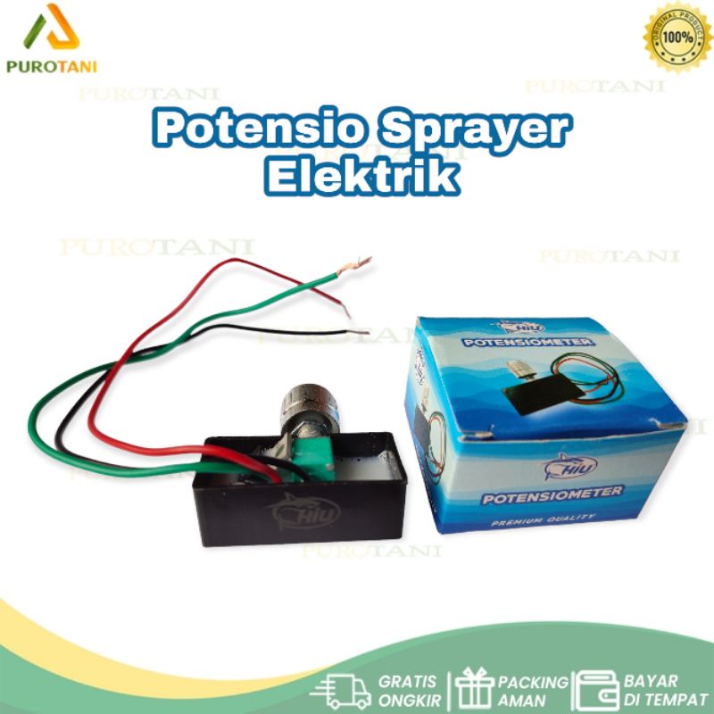 Potensio sprayer elektrik Hiu Asli