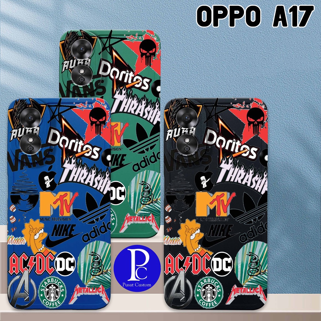 Soft Case Oppo A17 - Case Oppo A17 - Kesing Hp Oppo A17 - Case Hp Oppo A17 - Casing Oppo A17 - Softc